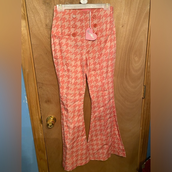 Dolls Kill Sugar Thrillz Houndstooth pants - new with tags - Picture 5 of 15